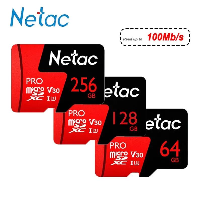 Netac Pro ũ SD SDXC ī, P500, 256GB, 128GB, 64GB, TF ī, U3 V30, ִ 100 MB/s, 32GB, 16GB, U1 ǻ  ڵ